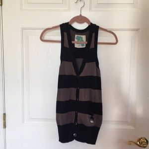 Cotton Striped Vest